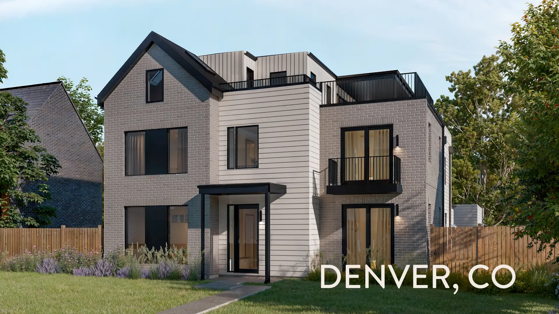 Luxury new home in Sloan's Lake, Denver.